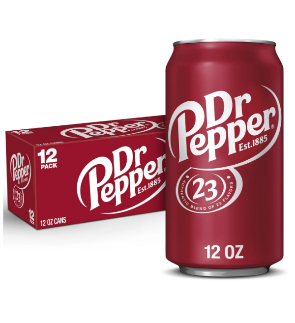 Buy Dr Pepper Soda Pop, 12 fl oz, 12 Pack Cans